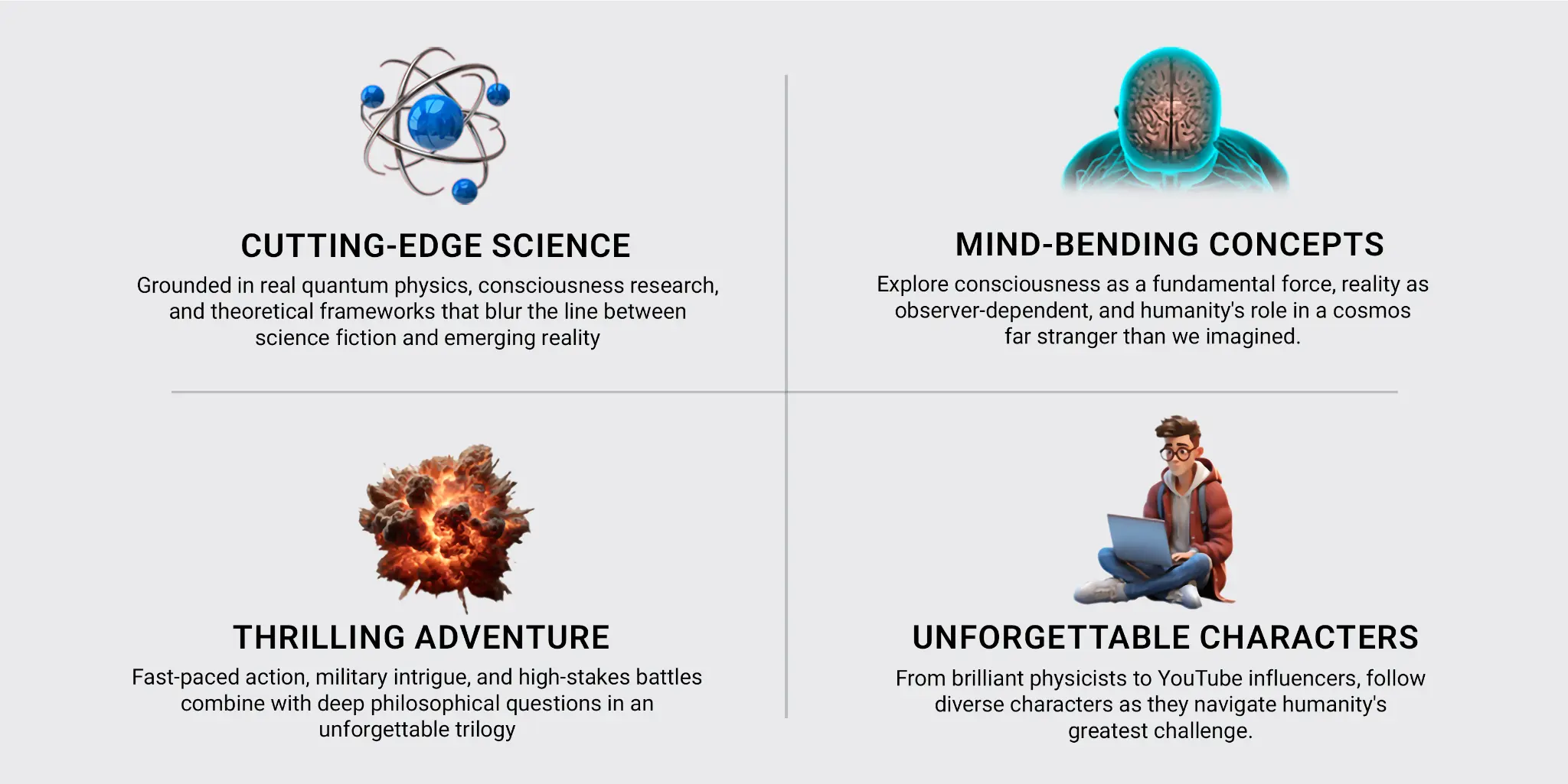 Alien Energy Trilogy - Features: Cutting-Edge Science, Mind-Bending Concepts