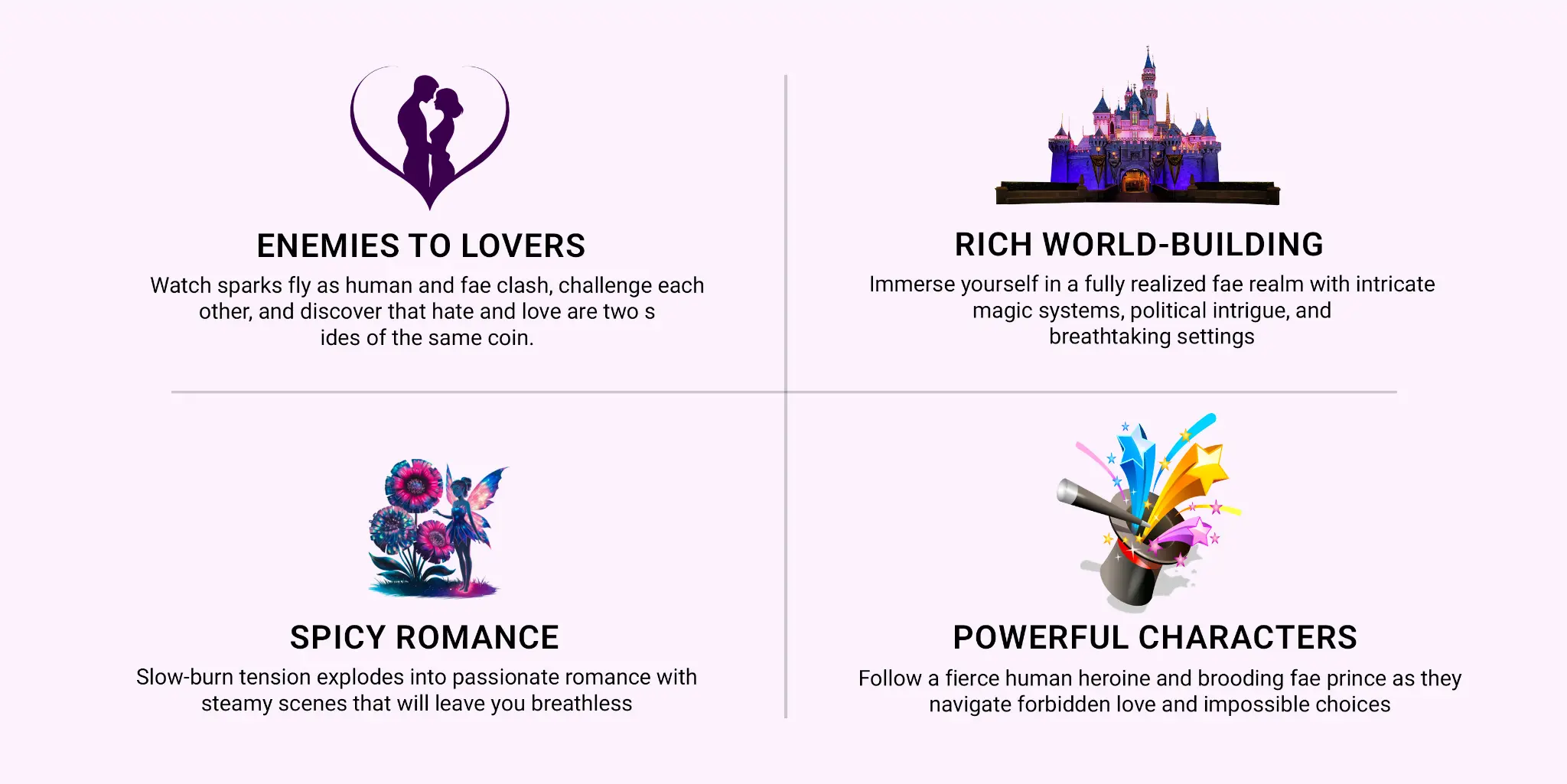 Dark Fae Romance - Enemies to Lovers, Rich World-Building, Spicy Romance, Powerful Characters